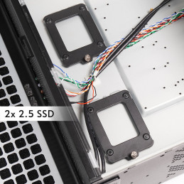 Chieftec UNC-409S-AIO-OP tietokonekotelo Teline musta