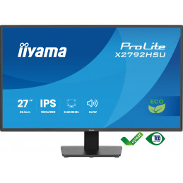 iiyama ProLite X2792HSU-B1 tietokoneen litteä näyttö 68,6 cm (27") 1920 x 1080 pikseliä Full HD LED musta