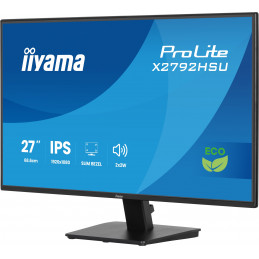 iiyama ProLite X2792HSU-B1 tietokoneen litteä näyttö 68,6 cm (27") 1920 x 1080 pikseliä Full HD LED musta