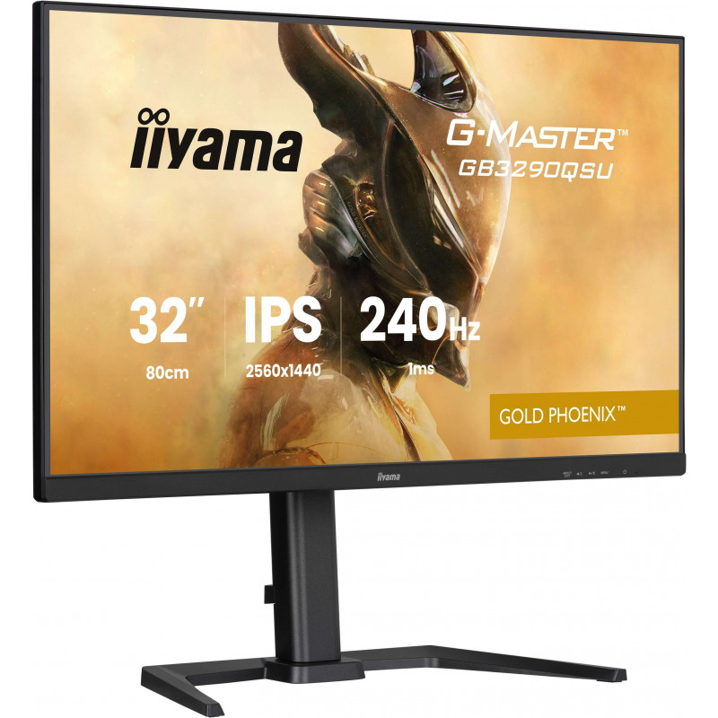 iiyama G-MASTER GB3290QSU-B1 tietokoneen litteä näyttö 80 cm (31.5") 2560 x 1440 pikseliä Quad HD LED musta