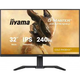 iiyama G-MASTER GB3290QSU-B1 tietokoneen litteä näyttö 80 cm (31.5") 2560 x 1440 pikseliä Quad HD LED musta