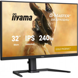iiyama G-MASTER GB3290QSU-B1 tietokoneen litteä näyttö 80 cm (31.5") 2560 x 1440 pikseliä Quad HD LED musta