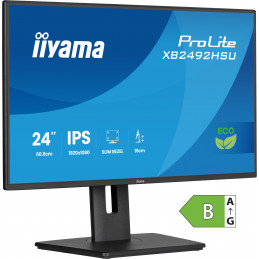 iiyama ProLite XB2492HSU-B1 tietokoneen litteä näyttö 61 cm (24") 1920 x 1080 pikseliä Full HD LED musta