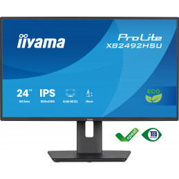 iiyama ProLite XB2492HSU-B1 tietokoneen litteä näyttö 61 cm (24") 1920 x 1080 pikseliä Full HD LED musta