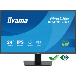 iiyama ProLite X2492HSU-B1 tietokoneen litteä näyttö 61 cm (24") 1920 x 1080 pikseliä Full HD LED musta