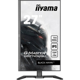 iiyama G-MASTER GB2745QSU-B2 tietokoneen litteä näyttö 68,6 cm (27") 2560 x 1440 pikseliä Wide Quad HD LED musta