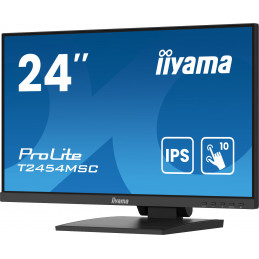 iiyama ProLite T2454MSC-B2AG tietokoneen litteä näyttö 60,5 cm (23.8") 1920 x 1080 pikseliä Full HD LED Kosketusnäyttö