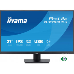 iiyama ProLite XU2793HSU-B7 tietokoneen litteä näyttö 68,6 cm (27") 1920 x 1080 pikseliä Full HD LED musta