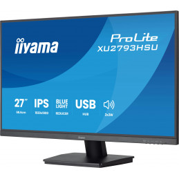 iiyama ProLite XU2793HSU-B7 tietokoneen litteä näyttö 68,6 cm (27") 1920 x 1080 pikseliä Full HD LED musta