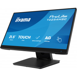 iiyama T2254MSC-B2AG tietokoneen litteä näyttö 54,6 cm (21.5") 1920 x 1080 pikseliä Full HD LED Kosketusnäyttö musta