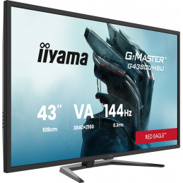 iiyama G-MASTER G4380UHSU-B2 tietokoneen litteä näyttö 108 cm (42.5") 3840 x 2160 pikseliä 4K Ultra HD LED musta