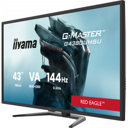 iiyama G-MASTER G4380UHSU-B2 tietokoneen litteä näyttö 108 cm (42.5") 3840 x 2160 pikseliä 4K Ultra HD LED musta