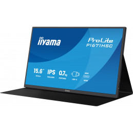 iiyama ProLite P1671HSC-B1 tietokoneen litteä näyttö 39,6 cm (15.6") 1920 x 1080 pikseliä Full HD LED musta