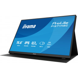 iiyama ProLite P1671HSC-B1 tietokoneen litteä näyttö 39,6 cm (15.6") 1920 x 1080 pikseliä Full HD LED musta