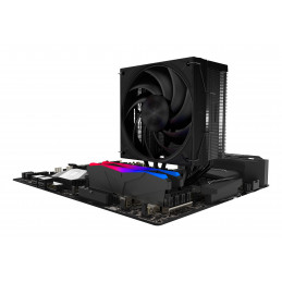 SAMA Gears A40B Suoritin Ilmanjäähdytin 12 cm musta 1 kpl