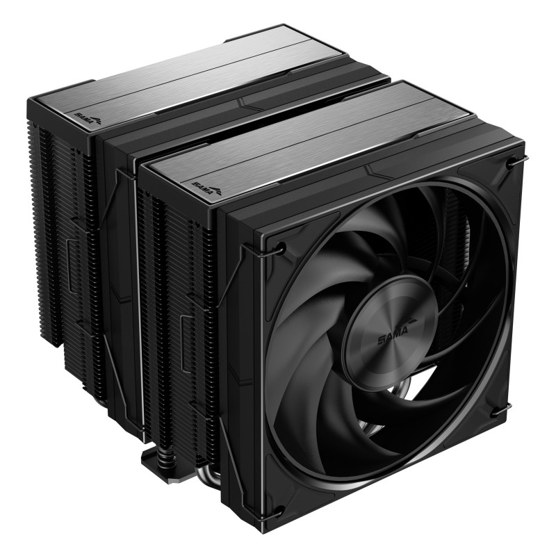 SAMA Gears A60B Suoritin Ilmanjäähdytin 12 cm musta 1 kpl