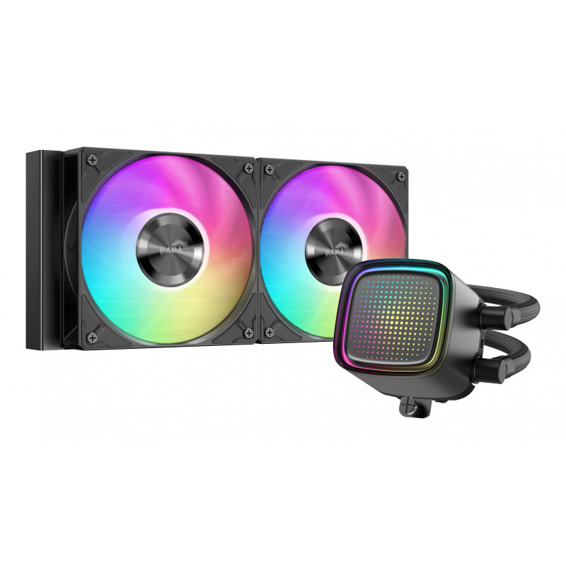 SAMA Gears L50 Suoritin All-in-one-nesteenjäähdytin 12 cm musta 1 kpl