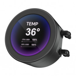 SAMA Gears Q70 Suoritin All-in-one-nesteenjäähdytin 12 cm musta 1 kpl