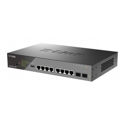 D-Link DSS-200G-10MP E verkkokytkin Hallittu L2 Gigabit Ethernet (10 100 1000) Power over Ethernet -tuki 1U Harmaa