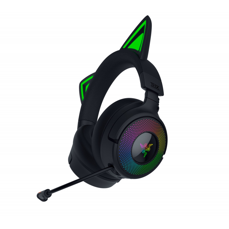Razer Kraken Kitty V3 Pro Kuulokkeet Langallinen & langaton Pääpanta Pelaaminen USB A-tyyppi Bluetooth musta