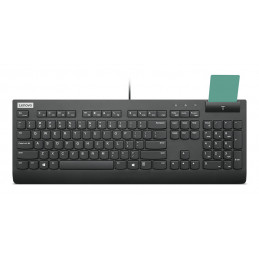 Lenovo Smartcard Wired Keyboard II näppäimistö Koti  Toimisto USB Pohjoismainen musta
