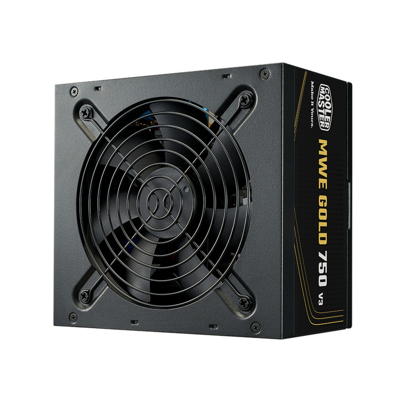 Cooler Master MWE Gold V3 ATX 3.1 Non-Modular Series virtalähdeyksikkö 750 W 24-pin ATX musta