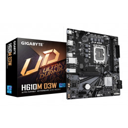 GIGABYTE H610M D3W emolevy Intel H610 LGA 1700 mikro ATX
