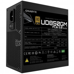 GIGABYTE UD850GM PG5 V2 virtalähdeyksikkö 850 W 20+4 pin ATX ATX musta