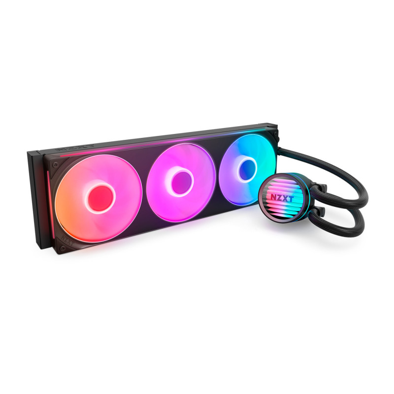 NZXT Kraken Core 360 RGB Suoritin Nestejäähdytyspakkaus 12 cm musta 1 kpl