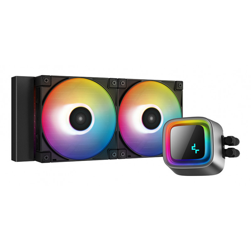 DeepCool LS520 Suoritin All-in-one-nesteenjäähdytin 12 cm musta 1 kpl