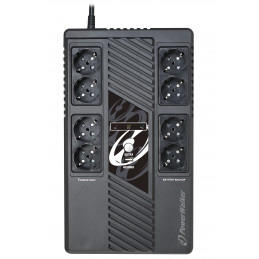 PowerWalker VI 800 MS UPS-virtalähde Linjainteraktiivinen 0,8 kVA 480 W 8 AC-pistorasia(a)