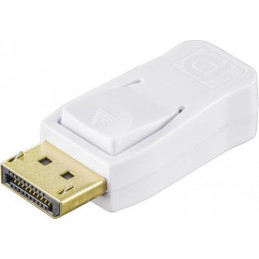 Deltaco DP-MDP-K kaapelin sukupuolenvaihtaja DisplayPort Valkoinen