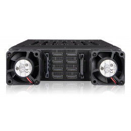 Icy Dock ToughArmor MB873MP-B V2 SSD-kotelo musta 5.25"