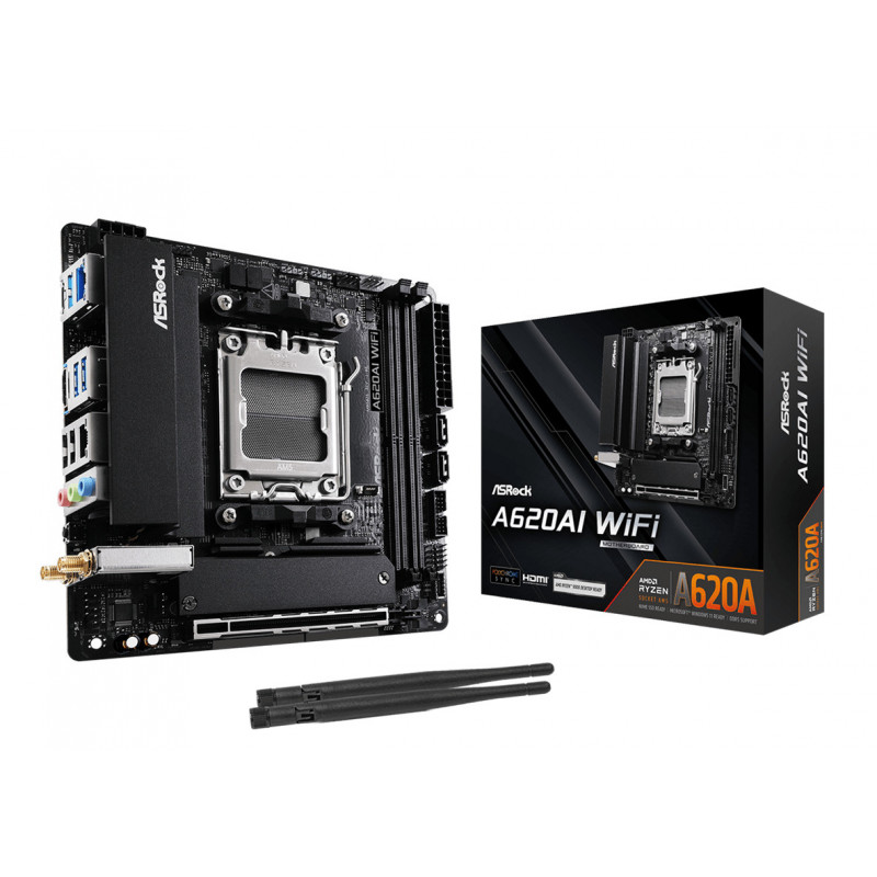 Asrock A620AI WiFi AMD A620A Pistoke AM5 Mini ITX