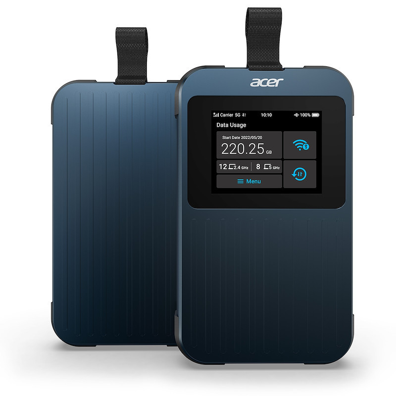 Acer Connect Enduro M3 5G Mobile Wi-Fi, 20GB international data Matkapuhelinverkon modeemi reititin