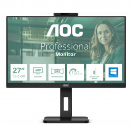 AOC Q27P3CW tietokoneen litteä näyttö 68,6 cm (27") 2560 x 1440 pikseliä Quad HD LED musta