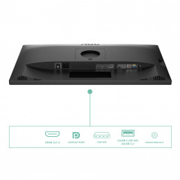 AOC Q27P3CW tietokoneen litteä näyttö 68,6 cm (27") 2560 x 1440 pikseliä Quad HD LED musta