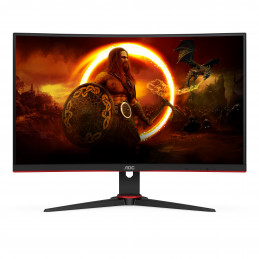 AOC G2 C27G2E BK tietokoneen litteä näyttö 68,6 cm (27") 1920 x 1080 pikseliä Full HD musta, Punainen