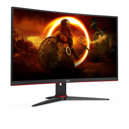 AOC G2 C27G2E BK tietokoneen litteä näyttö 68,6 cm (27") 1920 x 1080 pikseliä Full HD musta, Punainen