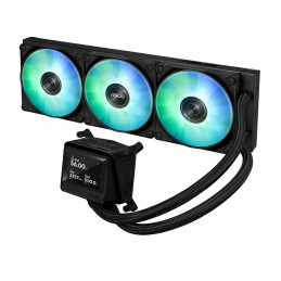 ASUS MAX GAMING LC 360 ARGB LCD Suoritin All-in-one-nesteenjäähdytin 12 cm musta