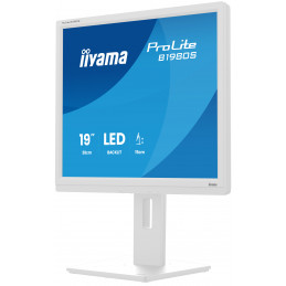iiyama ProLite B1980S-W1 tietokoneen litteä näyttö 48,3 cm (19") 1280 x 1024 pikseliä SVGA LED Valkoinen