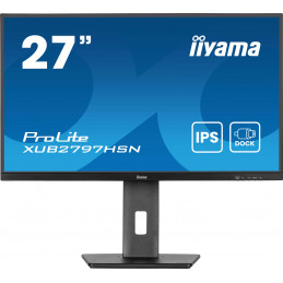 iiyama ProLite XUB2797HSN-B2 tietokoneen litteä näyttö 68,6 cm (27") 1920 x 1080 pikseliä Full HD LED musta