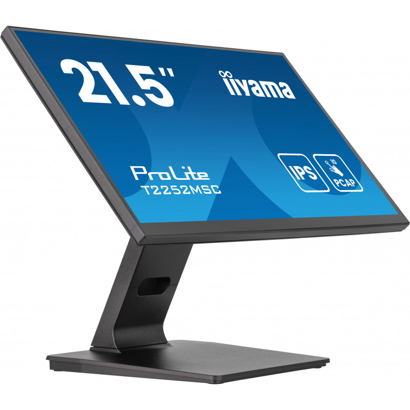 iiyama ProLite T2252MSC-B2AG tietokoneen litteä näyttö 54,6 cm (21.5") 1920 x 1080 pikseliä Full HD LCD Kosketusnäyttö musta