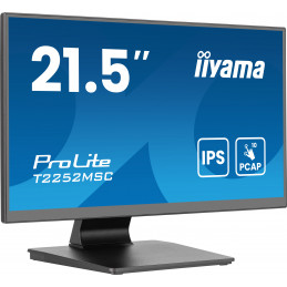 iiyama ProLite T2252MSC-B2AG tietokoneen litteä näyttö 54,6 cm (21.5") 1920 x 1080 pikseliä Full HD LCD Kosketusnäyttö musta