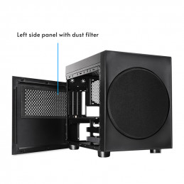 Chieftec CI-03B-OP tietokonekotelo Kuutio musta