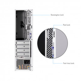 Chieftec BE-10W-300 tietokonekotelo Small Form Factor (SFF) Valkoinen 300 W