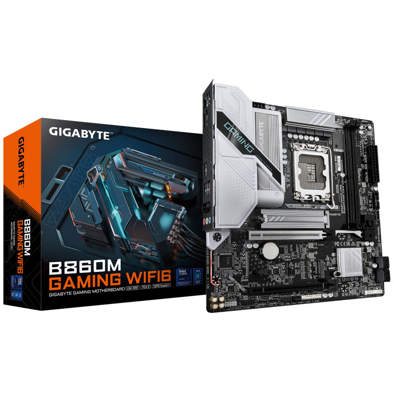 GIGABYTE B860M GAMING WIFI6 emolevy LGA 1851 (Socket V1) mikro ATX
