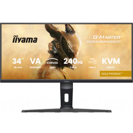 iiyama G-MASTER GCB3486WQSCP-B1 tietokoneen litteä näyttö 86,4 cm (34") 3440 x 1440 pikseliä UltraWide Quad HD musta