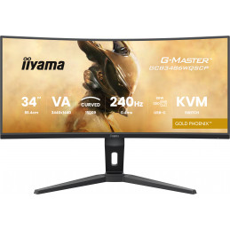 iiyama G-MASTER GCB3486WQSCP-B1 tietokoneen litteä näyttö 86,4 cm (34") 3440 x 1440 pikseliä UltraWide Quad HD musta