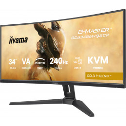 iiyama G-MASTER GCB3486WQSCP-B1 tietokoneen litteä näyttö 86,4 cm (34") 3440 x 1440 pikseliä UltraWide Quad HD musta